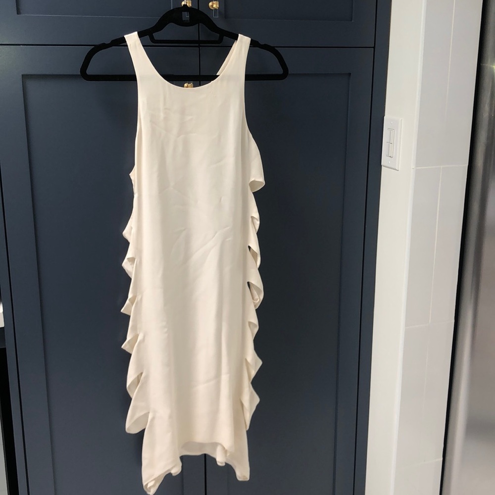 Max Azria off white vintage Cut out dress